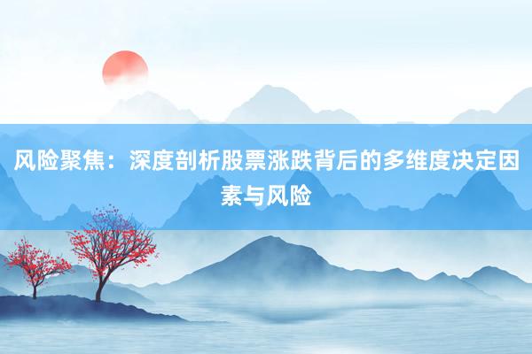 风险聚焦：深度剖析股票涨跌背后的多维度决定因素与风险